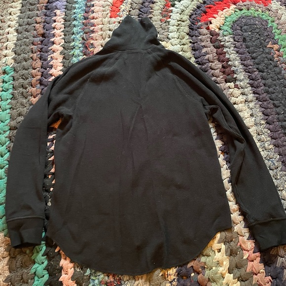 Everlane Waffle Long John Sweater Medium - Picture 5 of 8